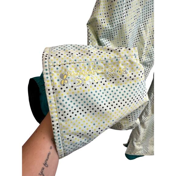 Burton Girl's Wrangler Snowboarding Pants Green Blue Stars Size XL - Picture 7 of 15